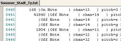 MIDI File DisAssembler