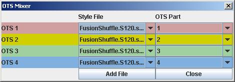 OTS Editor Mixer