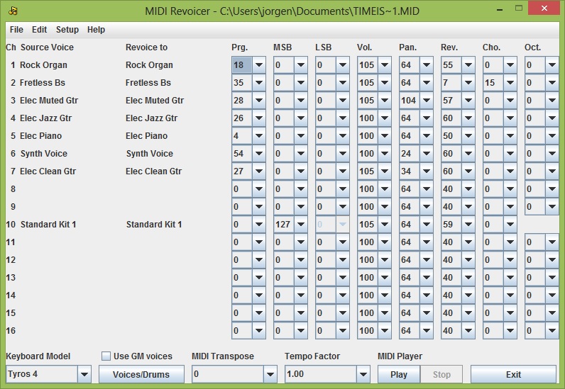 MIDI Revoicer